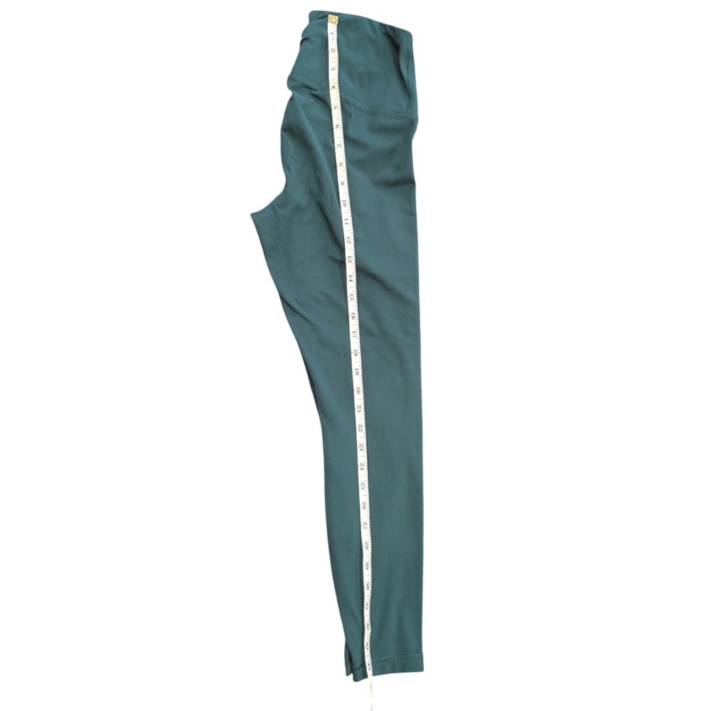 Yogalicious High Waisted Leggings Sz SMALL Teal Green Soft Yoga Pants Tights - Picture 5 of 5